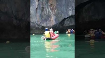 Kayaking Under the Caves 