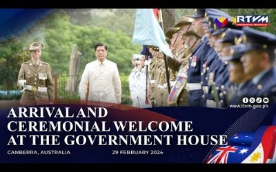 Arrival and Ceremonial Welcome at the Government House 02/29/2024