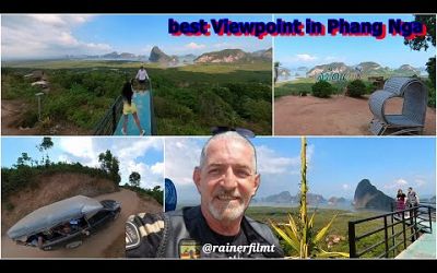 2024 Trip zu Samet Nangshe Viewpoint mit traumhafter Sicht über die Kalkfelsen der Phang Nga Bucht