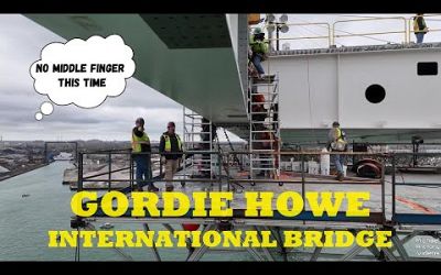 Bridge Worker Keeps His Cool | Gordie Howe International Bridge