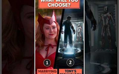 What Will You Choose? Marrying Wanda ♥️Or Tony&#39;s Technology 
