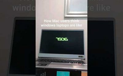 Average windows laptop experience #funny #laptop #macbook #memes #computer #technology