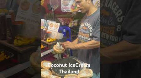 Coconut Ice cream in Thailand #thailand #phuket