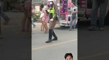 A police in Thailand dancing❗️❗️❗️ #สเต็ปเทพ #bangkok #thailand #shorts