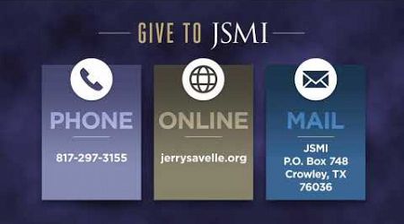 EMIC is LIVE with Homegoing Service Celebrating the Life of Dr. Jerry Savelle!