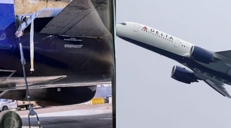 Emergency slide falls off Delta plane after takeoff