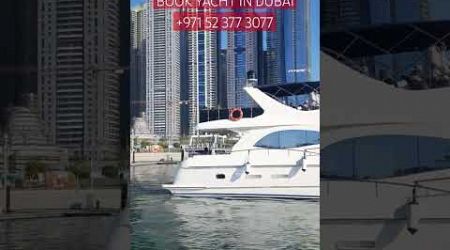 Book A Yacht In Dubai. +971 52 377 3077. #yachtrentaldubai #yachtcharterdubai