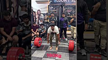 190kg lift done next time try best 