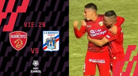 Sport Huancayo 1-0 Carlos A. Mannucci: resumen EXTENDIDO de la victoria del rojo matador en la Liga1