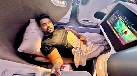 World’s Most Luxurious SINGAPORE AIRLINES A350 BUSINESS CLASS |
