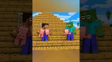 Zombie&#39;s Business Is Interrupted But He Overcomes It.Minecraft Animation #minecraft #animation