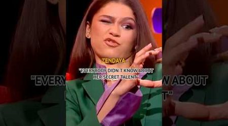 Did you know about #Zendaya ‘s secret talent? #shorts #popular #trending #shortsfeed #celebrities