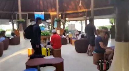 Walking from security to the boarding gate at Koh Samui Airport (USM) | Thailand.