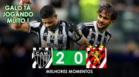 MELHOR ATAQUE DO BRASIL AMASSOU MAIS UM | Atlético-MG 2 x 0 Sport | Melhores Momentos | 30/04/2024