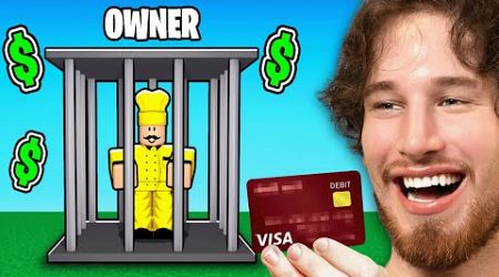 Spending ROBUX To Beat OWNER In Restaurant Tycoon 2!