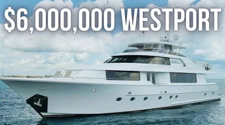Touring a $6,000,000 American Built Superyacht | Westport 112