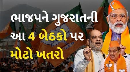 ભાજપને ગુજરાતની આ 4 બેઠકો પર મોટો ખતરો #Politics #Gujarat #LokshabhaElections2024 #Elections2024