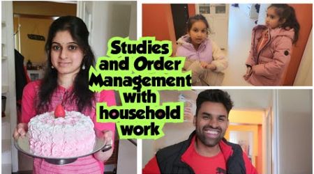 Studies, Order Management and Household work | How do I manage my hectic schedule? | Papad subzi