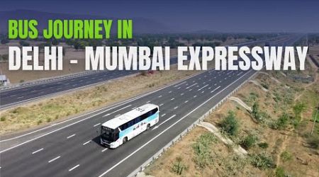 DELHI to JAIPUR via INDIA&#39;s BEST Highway | RSRTC LUXURY Scania | Delhi - Mumbai Expressway