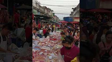 Fresh market in Bangkok, Khlong Toei