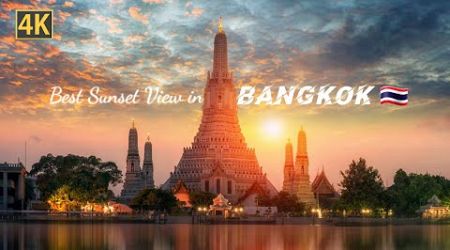 One of the Best Places to watch Sunset in Bangkok | Chao Phraya River