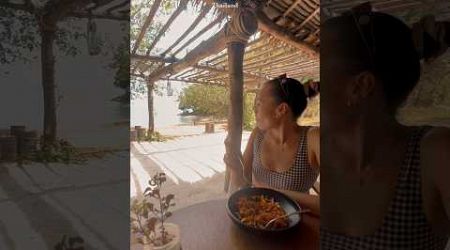 BEST THAI LUNCH (veggie) in Ko Maphrao Yai | Phang Nga Bay | Thailand #shiplife #thailand