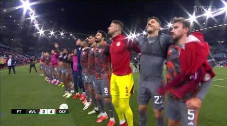 FULL TIME SCENES | Olympiakos stun Unai Emery&#39;s Aston Villa