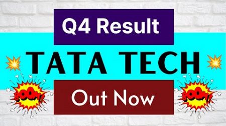Tata technologies q4 results • Tata technologies q4 results 2024•Tata technologies share latest news
