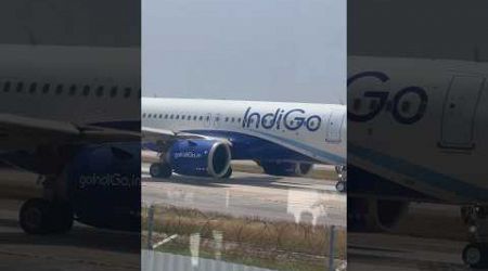 Indigo airline take off from Phuket to India