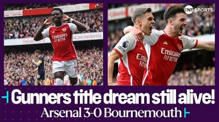 FULL-TIME SCENES: Arsenal beat Bournemouth to go four points clear at top of the Premier League 