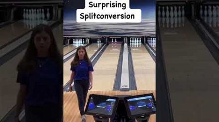 Surprising #splitconversion #fyp #bowling #femalebowler #sport #tenpinbowling #emaxbowling #practice