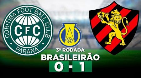CORITIBA 0 x 1 SPORT Campeonato Brasileiro Série B 2024 3ª Rodada | Narração