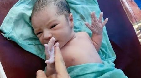 Newborn by Normal delivery#newborn #viral #youtube #medical#hospital #hospital#cute #baby#viralvideo