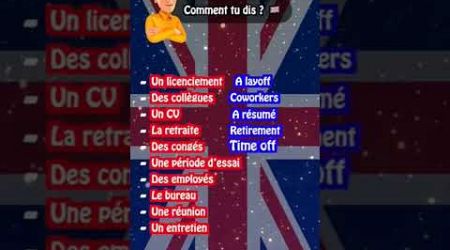 apprendre anglais et français #education #english #french #viral