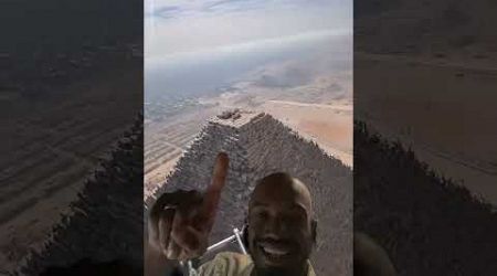Top of Pyramid Giza #travel #egypt