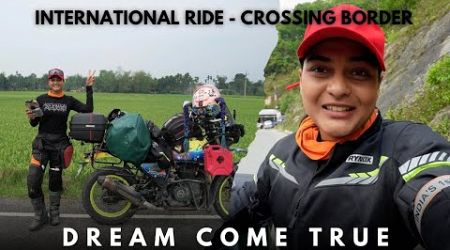 International Ride Begins - Border Cross Kar Liya || RiderGirl Vishakha