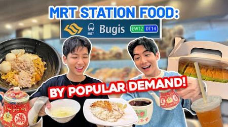 TRYING *BUGIS* MRT STATION FOOD | BY POPULAR DEMAND