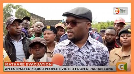 PS Raymond Omollo says families evicted by government from riparian land will be resettled