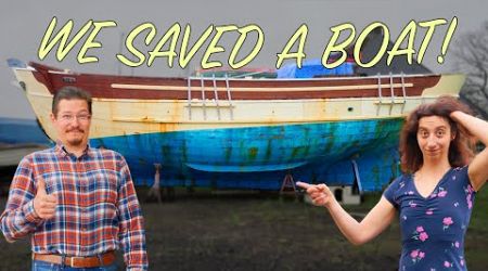 We just bought an abandoned boat project