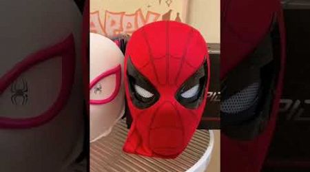 I want to be popular. After the exam, students will wear this Spider-Man hood with moving eyes. Isn