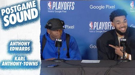 &quot;Take Care Of Business&quot; | Anthony Edwards x Karl Anthony-Towns Postgame Sound | 05.06.24