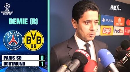 PSG 0-1 Dortmund : &quot;C&#39;est quoi cette question ?&quot;, Al-Khelaïfi refuse d&#39;évoquer Luis Enrique