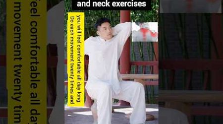 Tai Chi Exercises for shoulders and neck exercises #qigong #martialarts #health #shoulderworkout