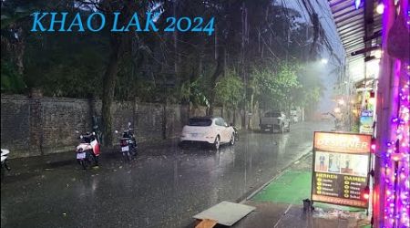 Khao Lak endlich Regen 2024 finally rain March Thailand Phang Nga Phuket Bang Niang Beach