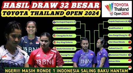 Perang Saudara!! Hasil Drawing Babak 32 Besar Badminton Toyota Thailand Open 2024