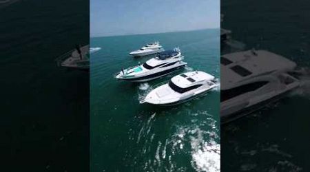 At see on four luxury yachts #travel #drone #fpv #yacht #sea