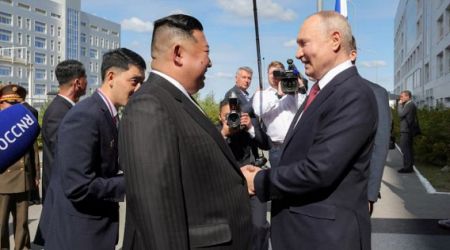 North Korea's Kim expresses support for Putin in Victory Day message, KCNA says