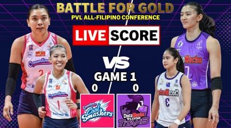 Creamline vs Choco Mucho | GAME 1 Battle for GOLD | PVL LIVE Scoreboard | 2024 AFC | MAY 9