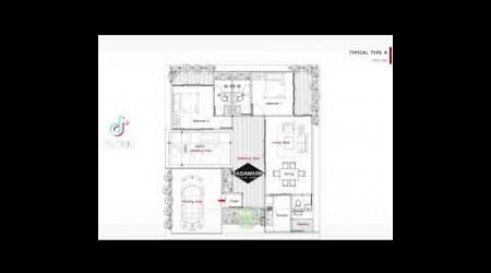 villa floor plan#size#villa#swimmingpool #samui#offplan #project #realestate