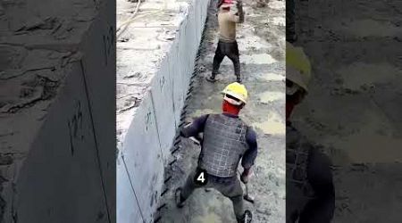 the process makes work easier, sculpting concrete #workout #study #technology